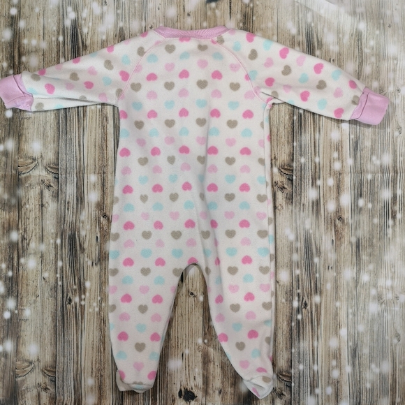 6mo Full Zip Fleece Sleeper - Picture 4 of 6